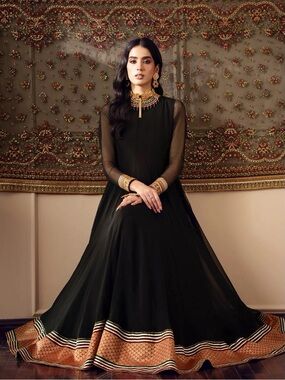 Baroque Luxury Pakistani Formal Anarkali Lehenga Embellished Heavy Dupatta